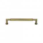 M Marcus Heritage Brass Bauhaus Round Design Cabinet Pull 101mm Centre to Centre